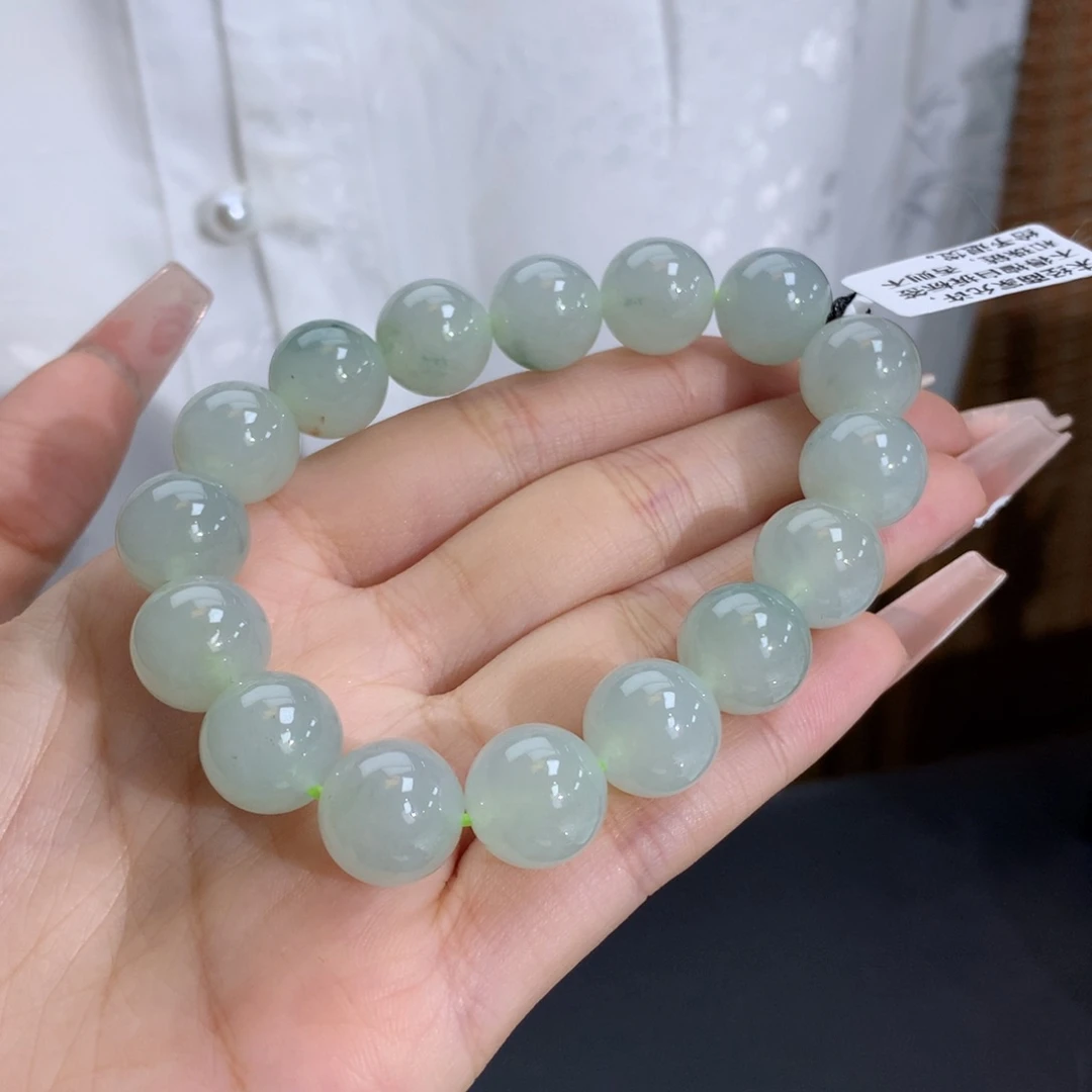 未镶嵌手链翡翠卡12.7冰晴飘花