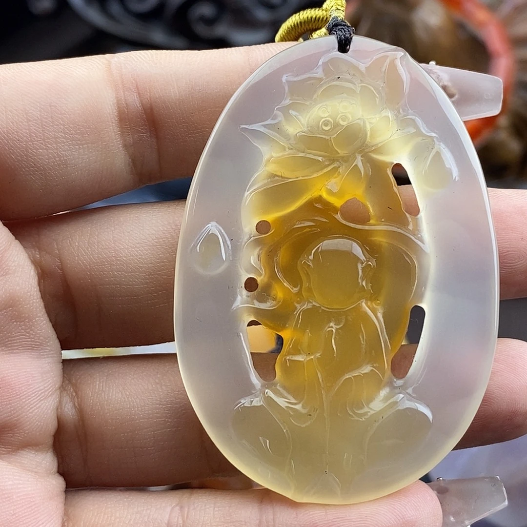 玛瑙/玉髓未镶嵌颈饰玛瑙