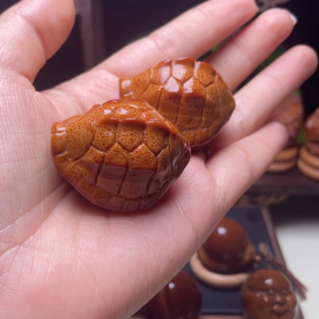 吊坠橄榄核龙脊富甲3.23手球