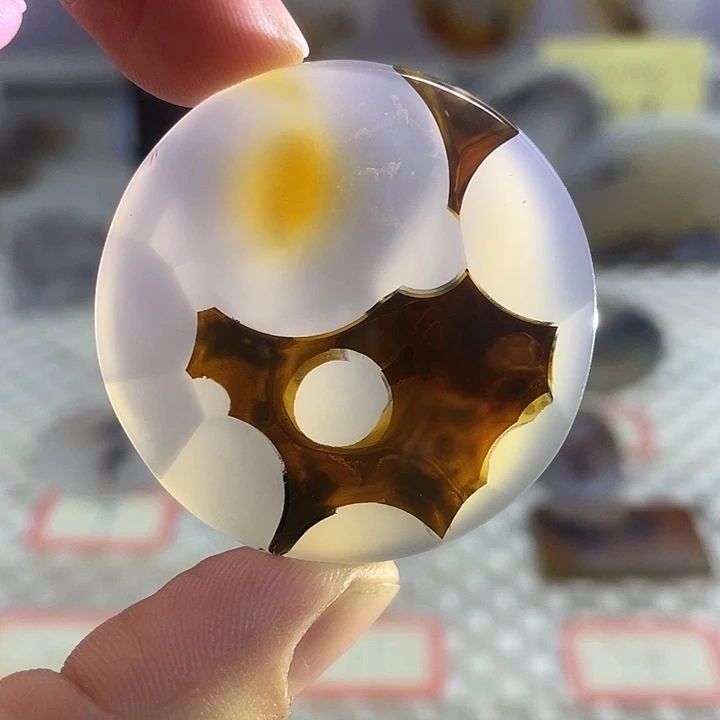 玛瑙/玉髓合金颈饰