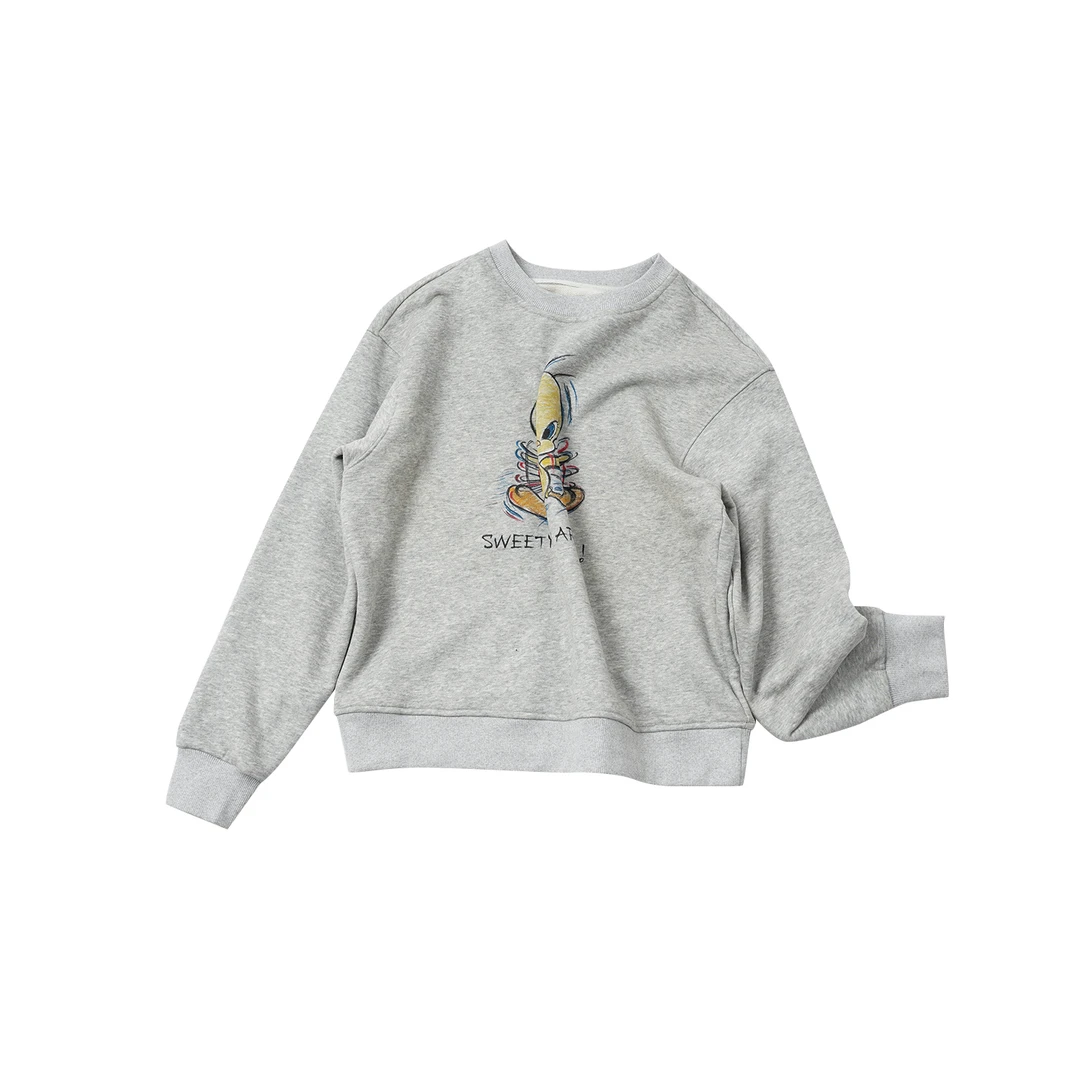 【小黄鸭圆领卫衣】WYBL59334加绒舒适保暖休闲日常冬季新款卫衣