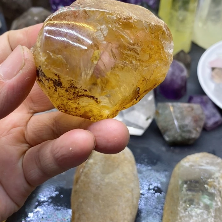 顺***子珠宝半成品紫晶未镶嵌