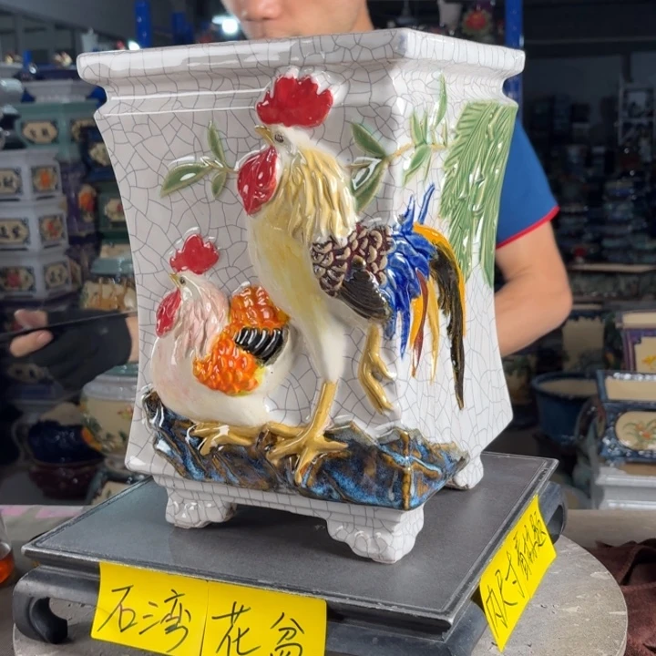 一风堂石湾花盆 内18*28