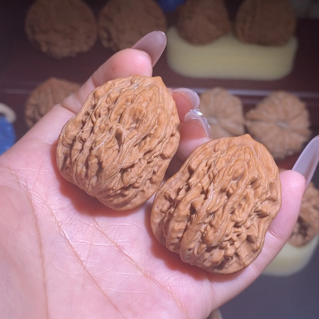 把件文玩核桃麦虎福禄34