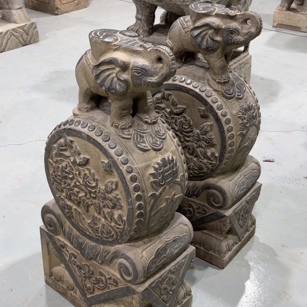 府***溪抱鼓石黑青石不包邮