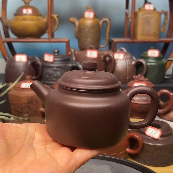 茶壶紫砂微瑕不带证书礼盒180cc