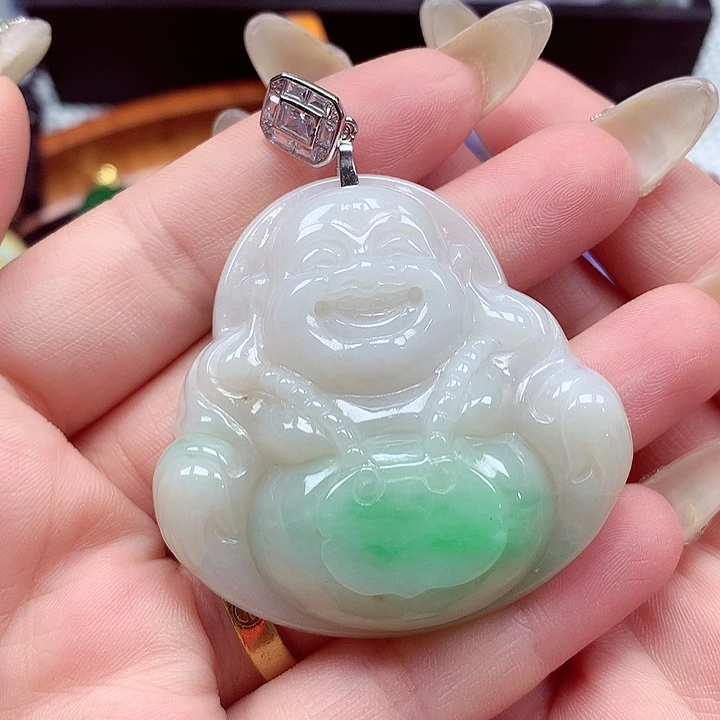 颈饰银S925镶嵌翡翠翡翠