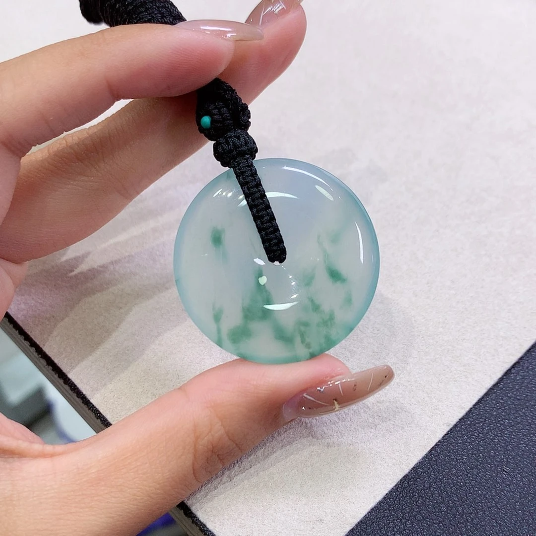 翡翠未镶嵌吊坠(不含链)34.5-6.1