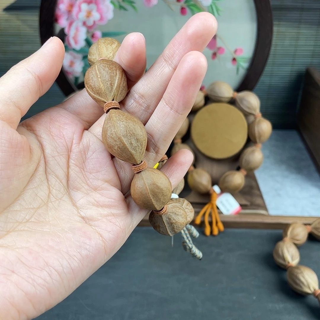 微***暖橄榄核手串/手链1725梅林铁核