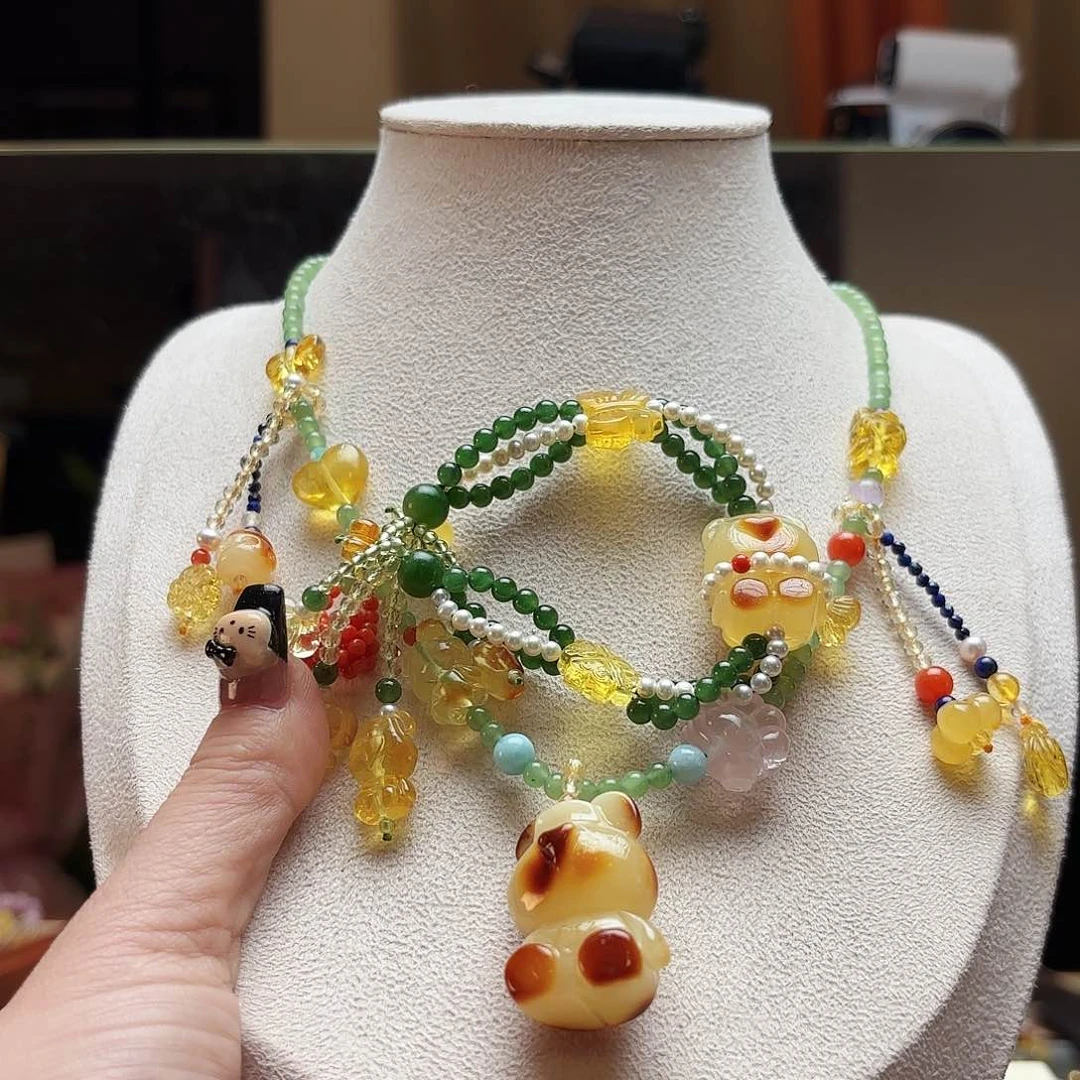 琥珀手链未镶嵌琥珀