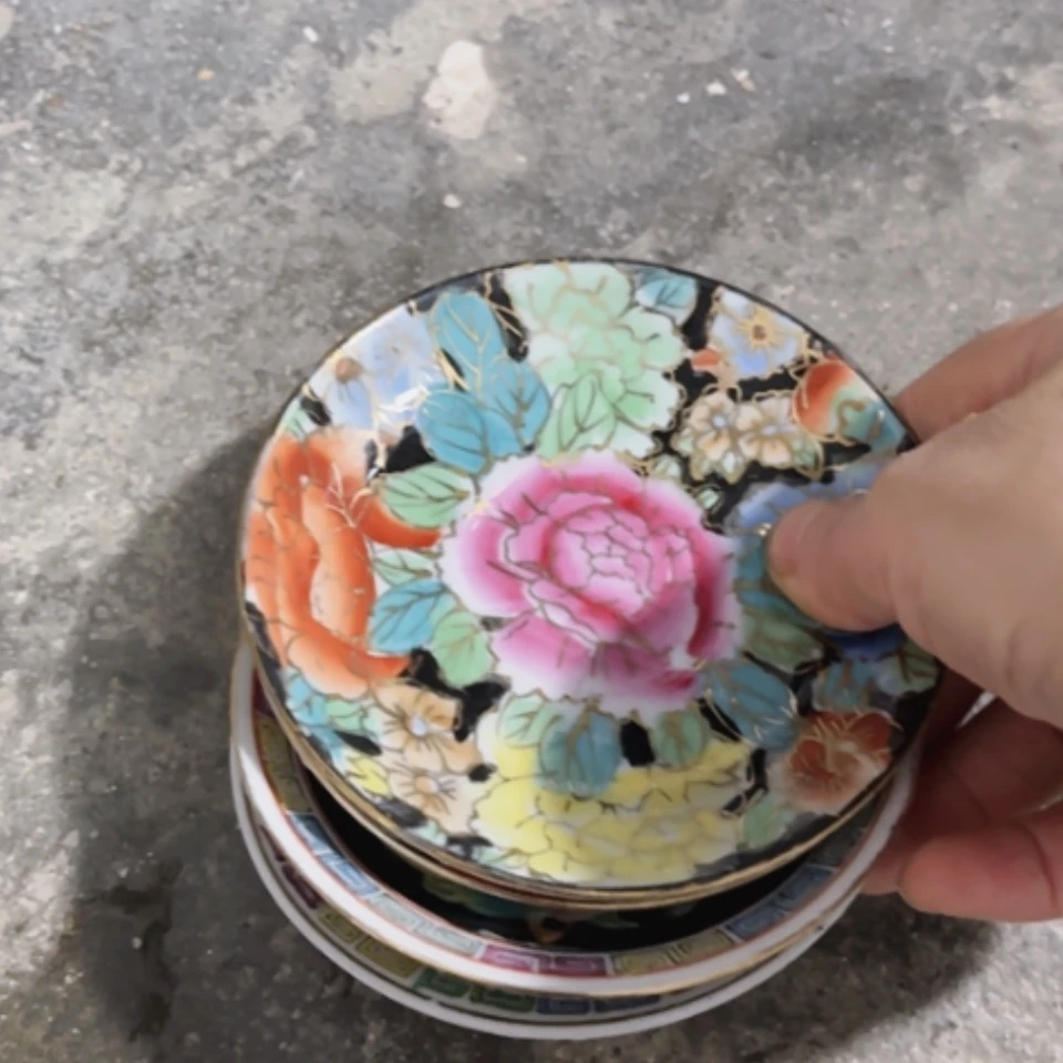 【闪购商品】紫砂茶盘万花盘4个，10公分
