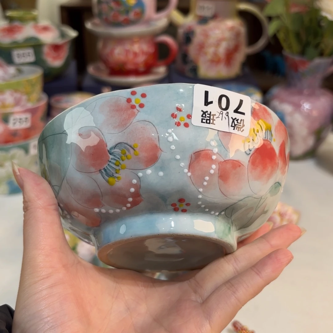 景德镇手绘高温釉下彩陶瓷茶具