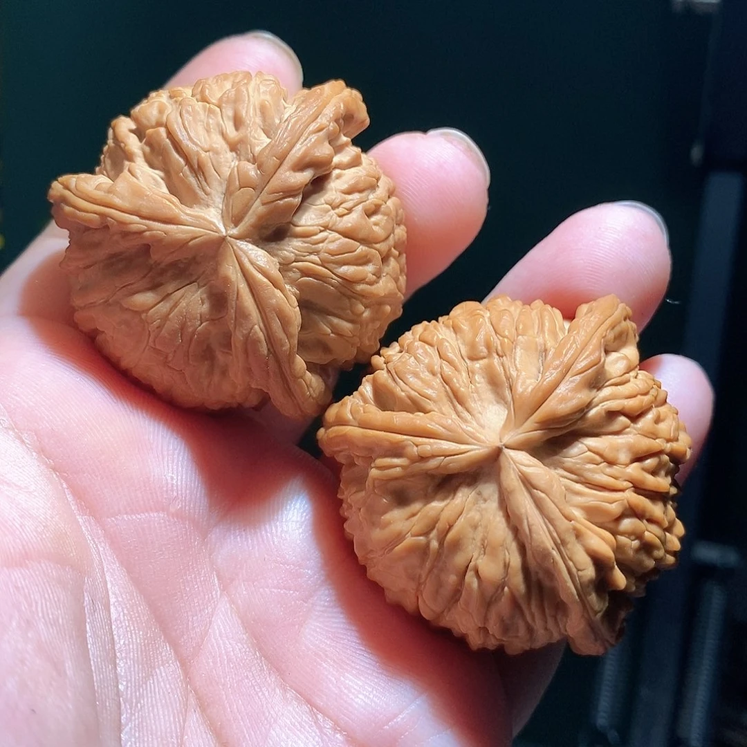把件文玩核桃46白奔