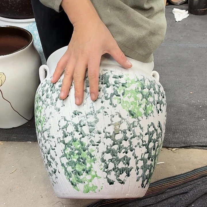 25×30 -粗陶花盆有孔-买买买