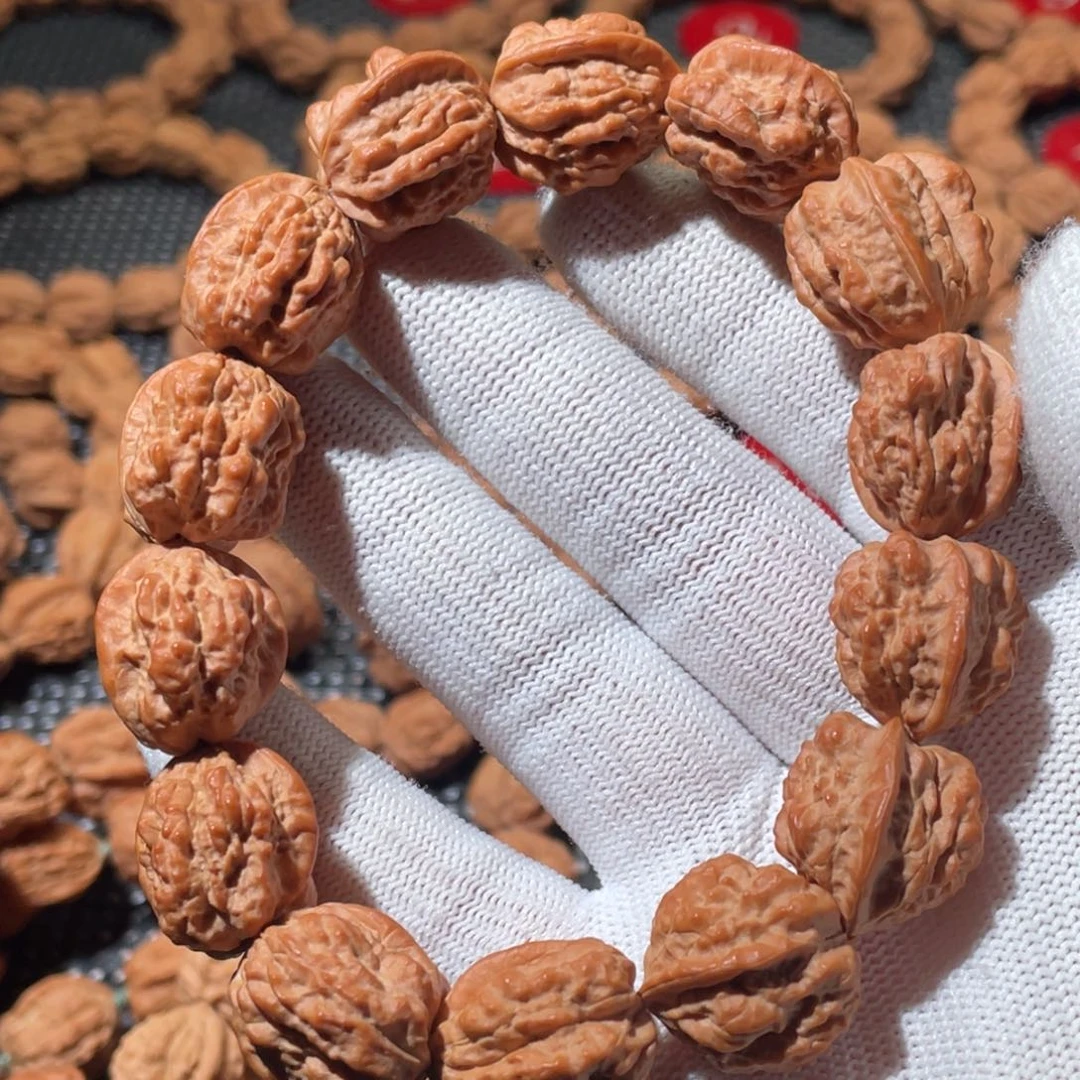 文玩核桃手串嵩山蛤蟆头疙瘩纹