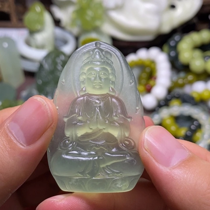岫玉未镶嵌岫玉挂件
