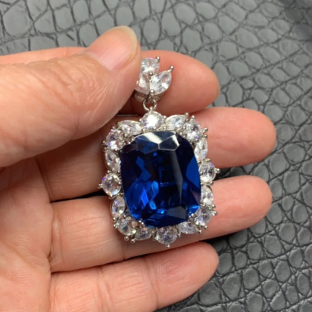 铜合金吊坠 奢华皇家蓝吊坠130