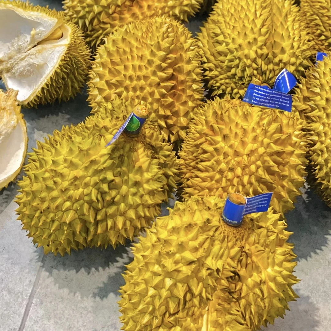 新鲜金枕榴莲斤核小一物一拍榴莲同城配金枕泰国