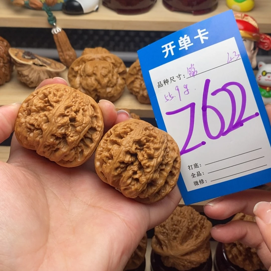 文玩核桃把件粗筋43