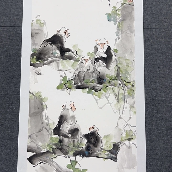 国画书画作品多次