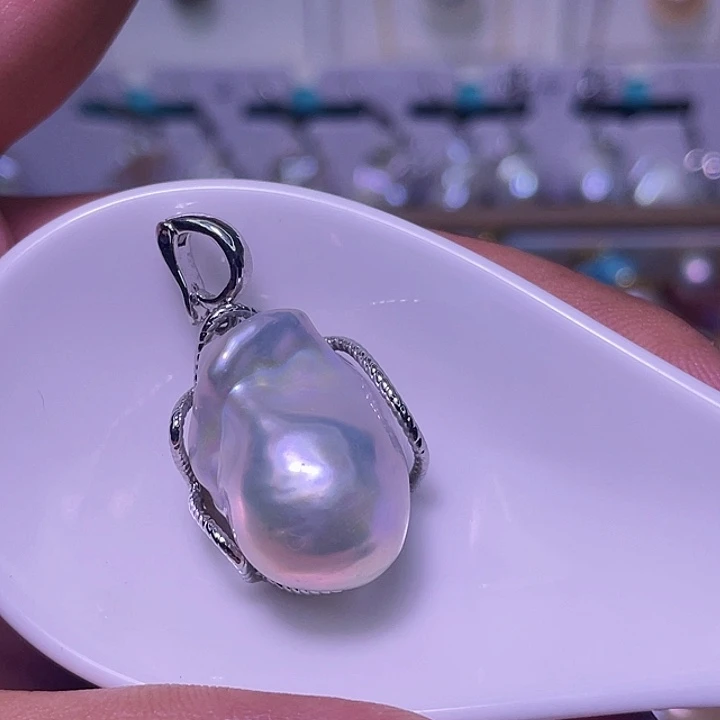 颈饰合金淡水珍珠28