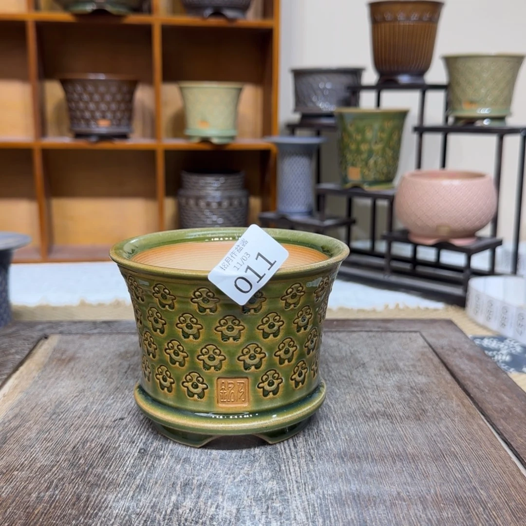 手工花盆 011 内口口径 10.5 cm