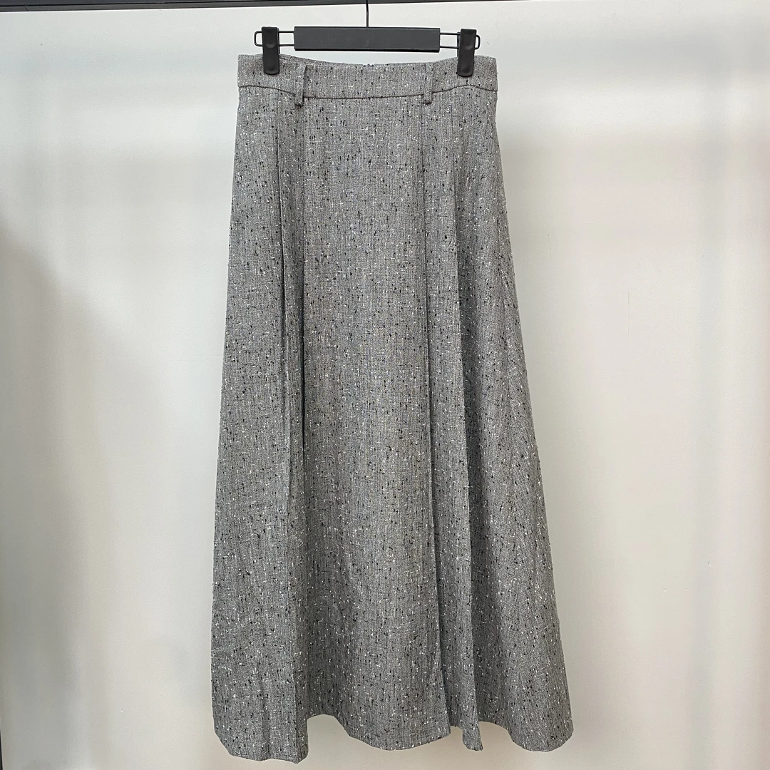 【Maison Meet】气质显瘦时尚百搭高腰长款半身裙