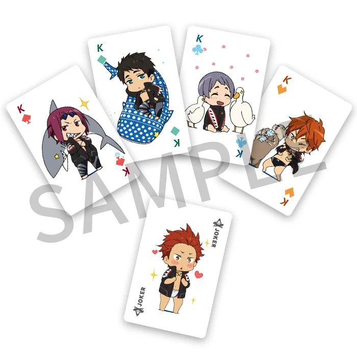 （云）日谷京都京阿尼限定 free男子游泳部 扑克牌