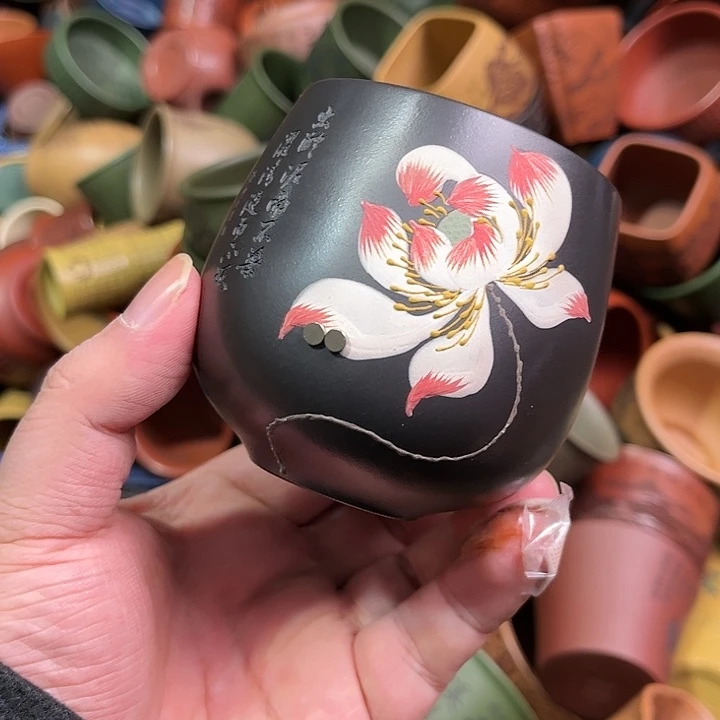 紫砂茶杯全手工紫砂主人杯