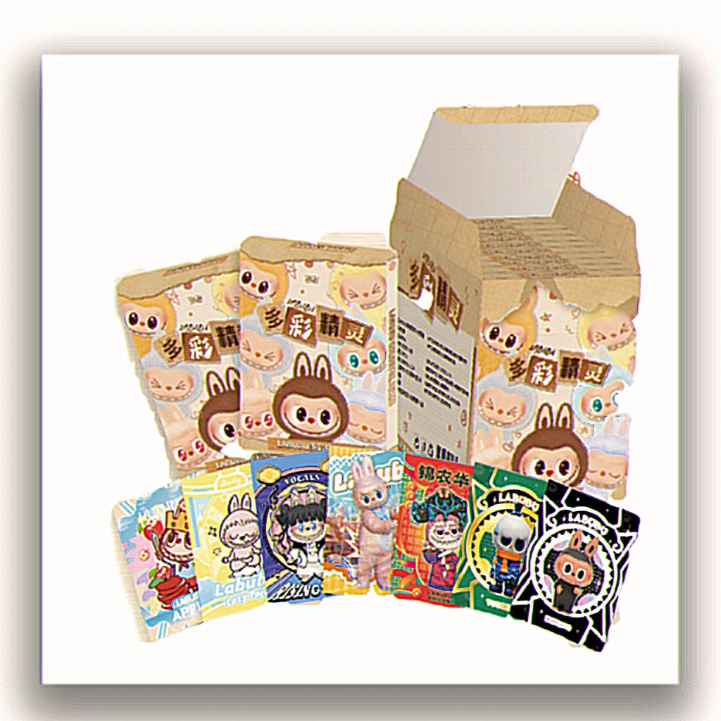 【猫猫·平拆】Labubu多彩精灵系列卡牌盲盒代拆