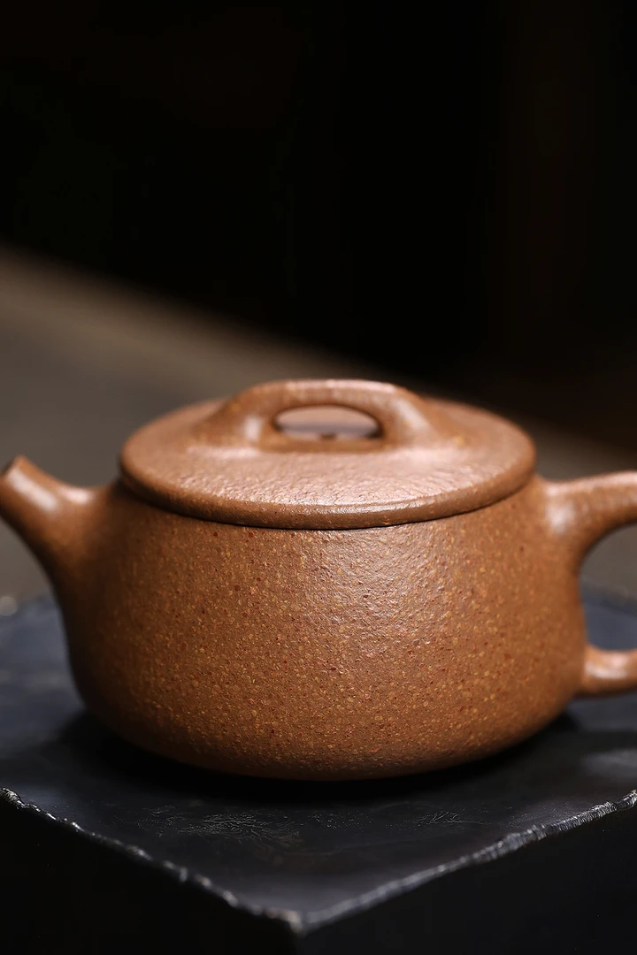 618专用 梨皮黄段宽口200cc原矿紫砂宜兴原矿愚兮