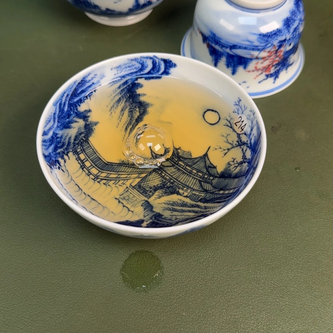 景德镇纯手绘茶具圆圆236