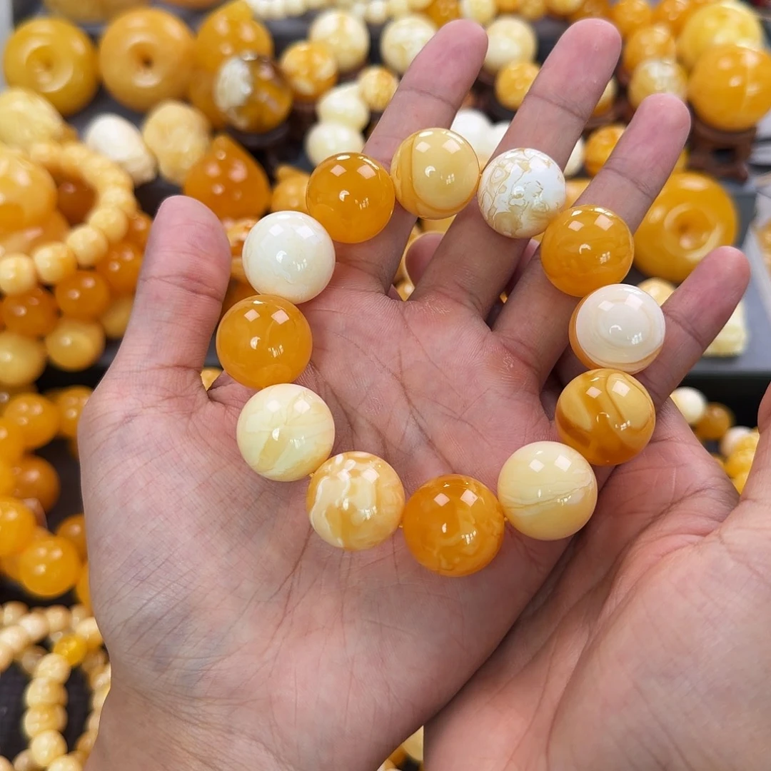 琥珀未镶嵌珠宝奇石20mm