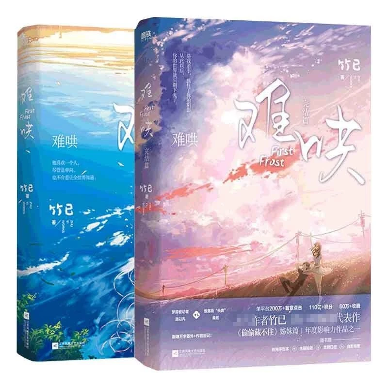 难哄竹已温柔之作书籍章若楠主演套装两册实体书青春文学言情小说