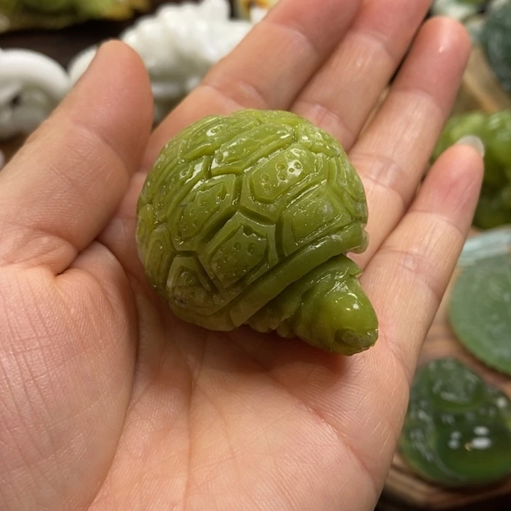蛇纹石玉未镶嵌手把