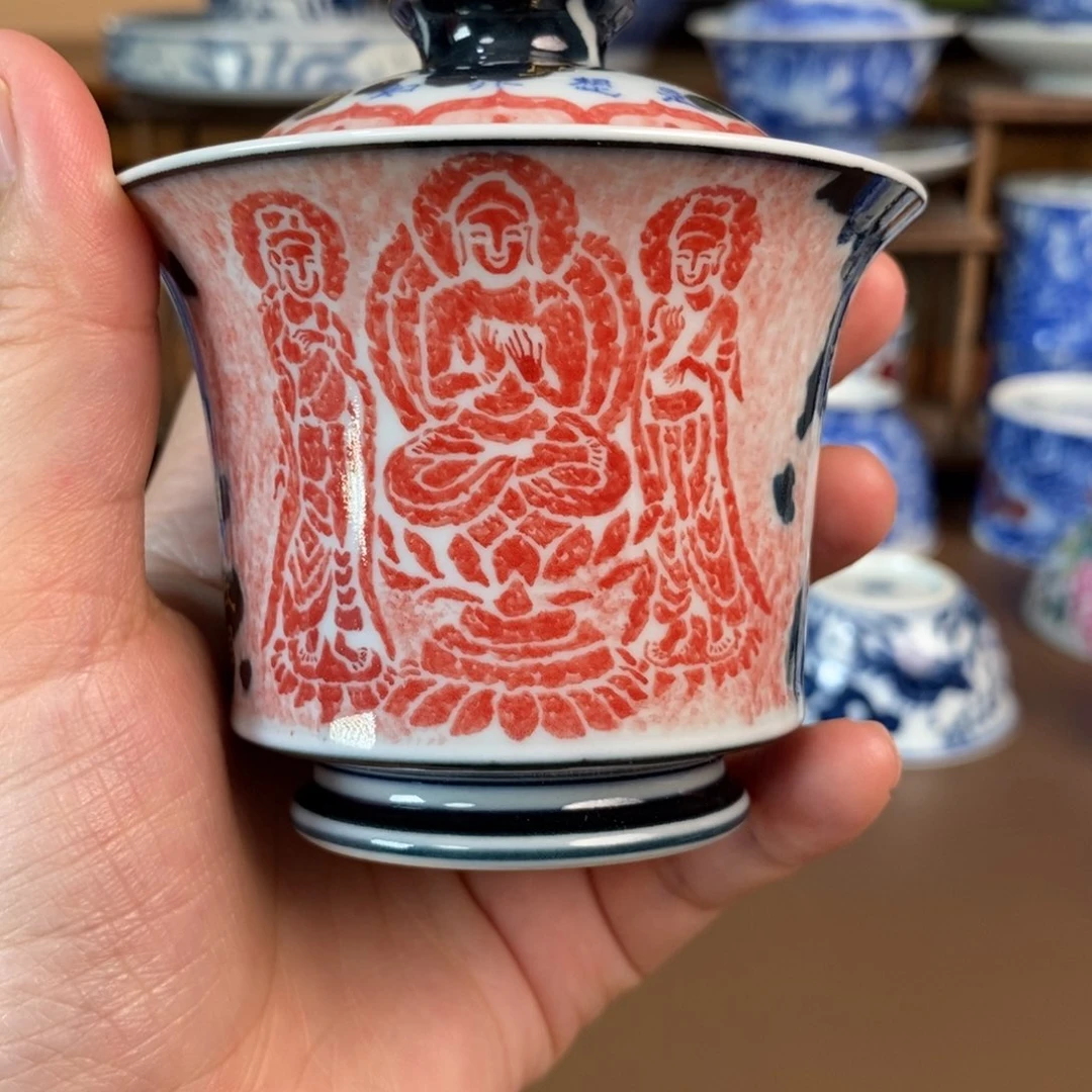 杯景德镇陶瓷手工手绘