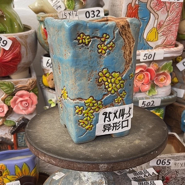 粗陶材质多肉花盆