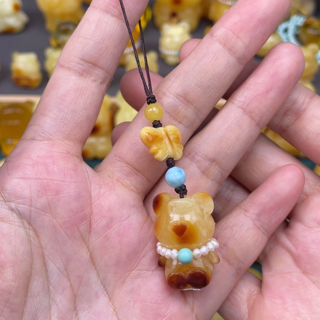 裸石琥珀未镶嵌蜜蜡