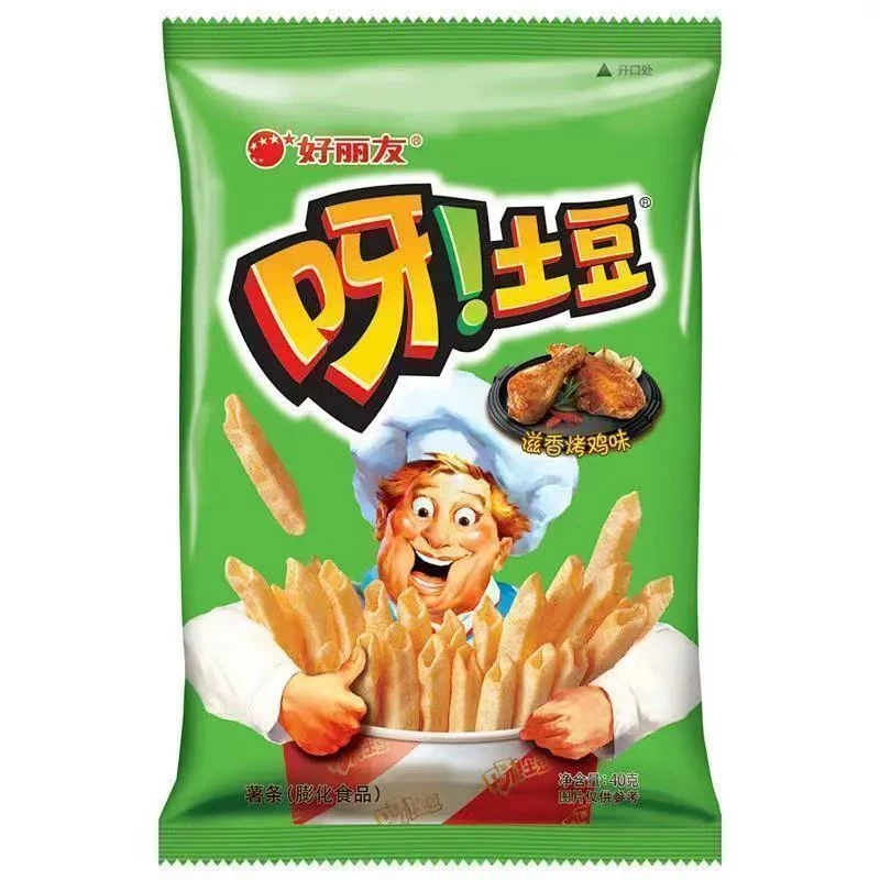 好丽友呀土豆薯条40g儿童网红办公室解馋小零食休闲食品小吃  5包