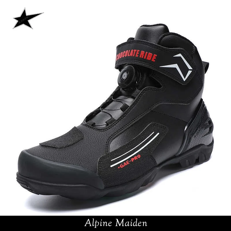 正品A星Alpine Maiden男防水耐磨骑行鞋女士赛车鞋加绒保暖大码鞋