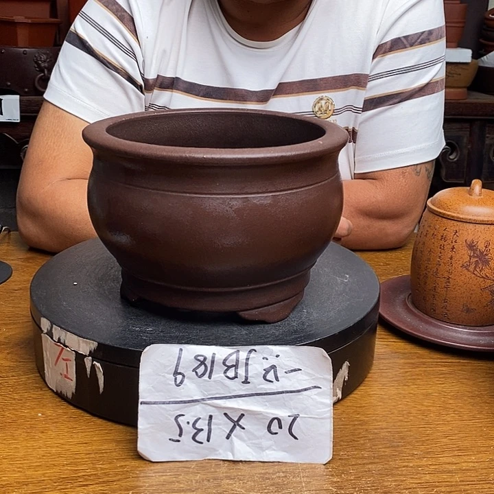 紫砂花盆货号一只JB17子