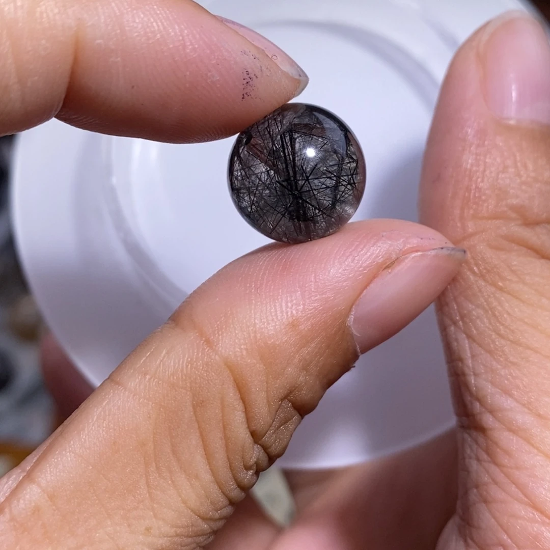 未镶嵌手链水晶13mm蕾丝黑发晶