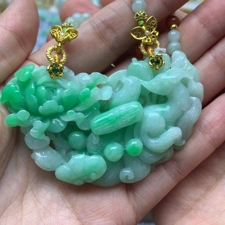 颈饰未镶嵌翡翠翡翠