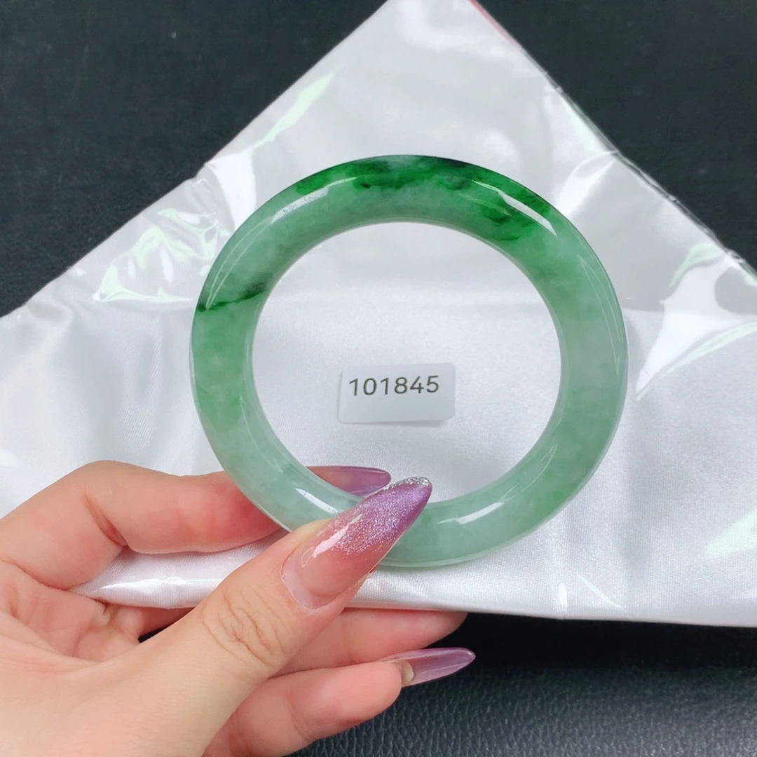 翡翠未镶嵌手镯（圆镯）天然翡翠手镯04