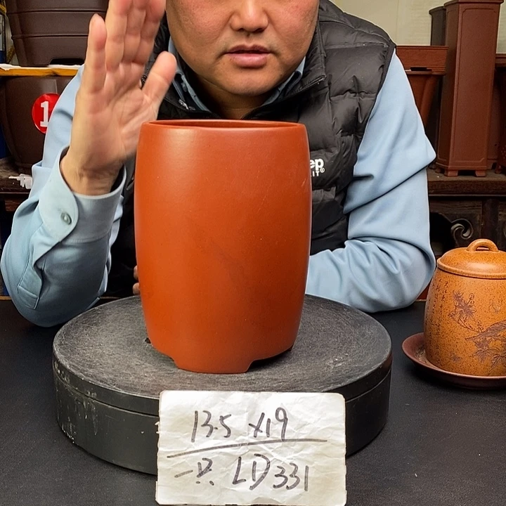 紫砂花盆货号一只LD331