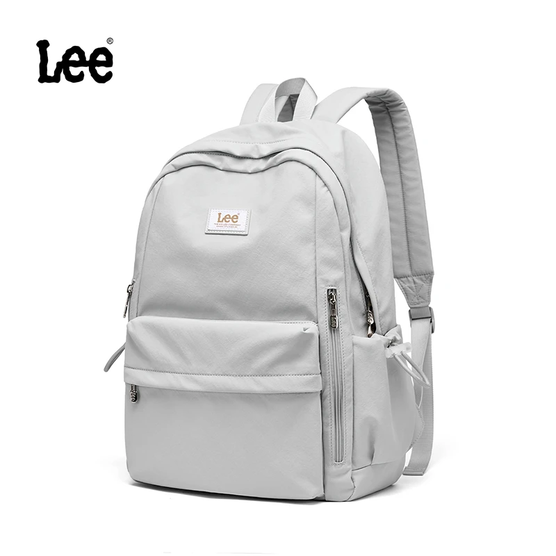 Lee潮流新款双肩包女通勤男士背包时尚书包大学生轻便户外旅行包