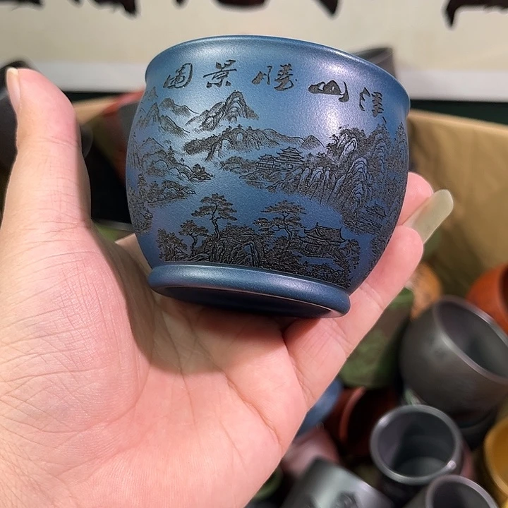茶杯紫砂全手工紫砂主人杯