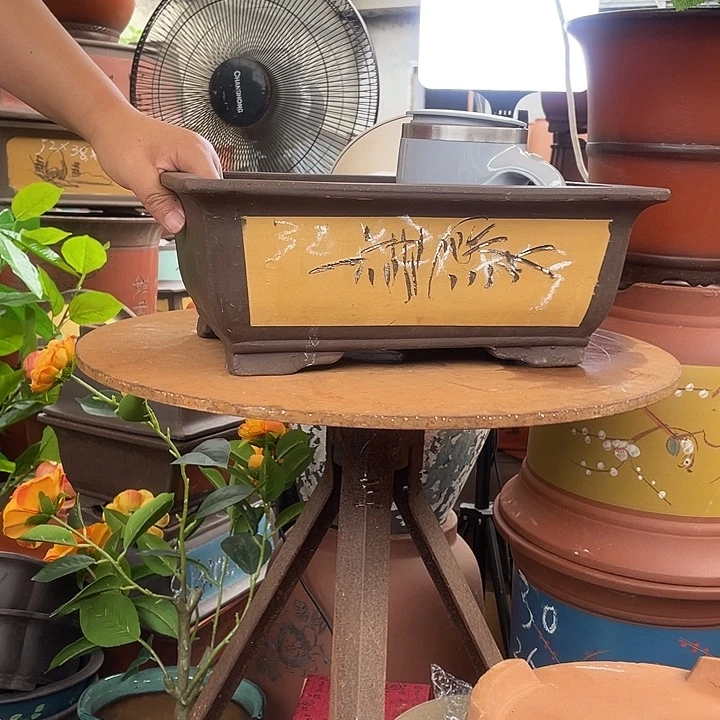 32黄马槽花盆紫砂花盆紫砂