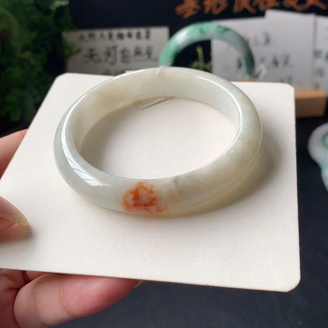 翡翠未镶嵌手镯23号48小时鉴赏期