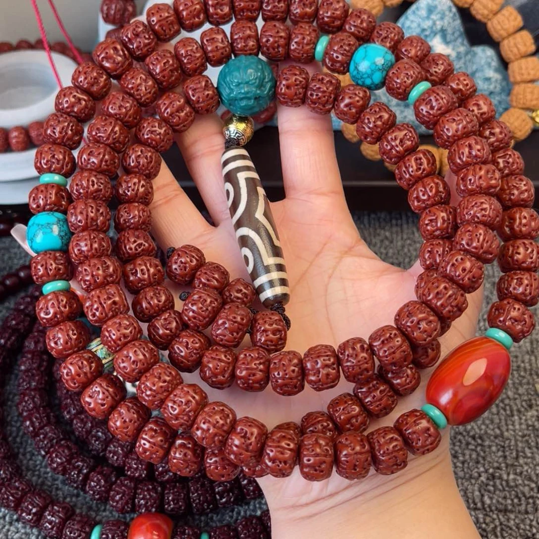 金刚菩提吊坠藏式直切一代龙